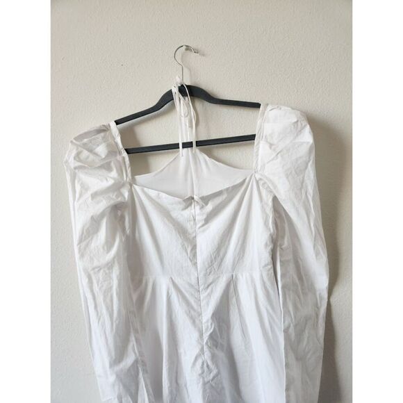 ASTR The Label‎ Women’s White Long Sleeve Tie Neck Dress | Size XS - Picture 6 of 8